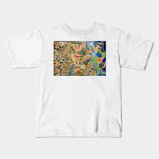 Grevillia & Gum,  a reduction LInocut by Geoff Hargraves Kids T-Shirt